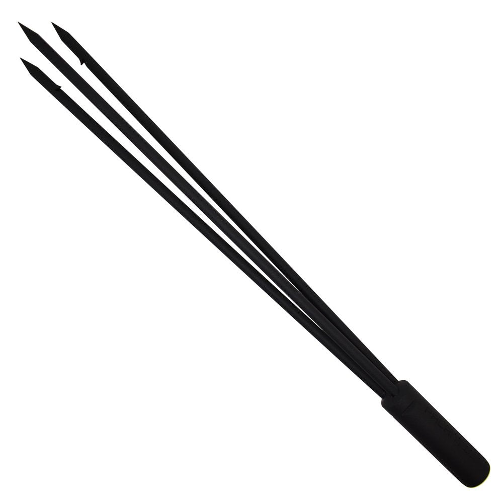 Scuba Choice Spearfishing 12"" Stainless Steel Pole Spear Tip 3 Prong Head Paralyzer (Black), One Size