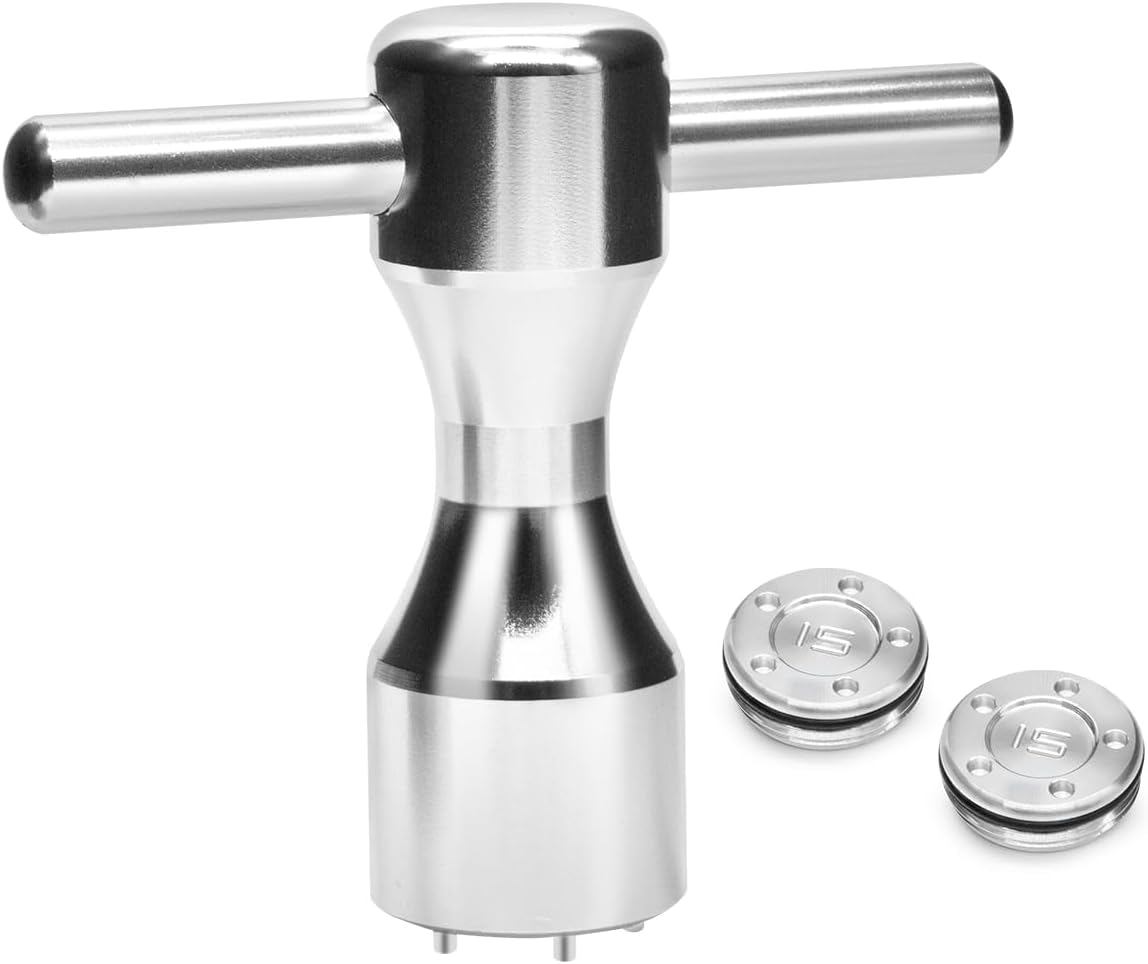 Golf Putter Head Weight 2pcs 5g/10g/15g/20g/25g/30g/35g/40g/45g with Wrench Kit Set Compatible with Titleist Scotty Cameron Putters Newport (15g+Wrench (2pcs))