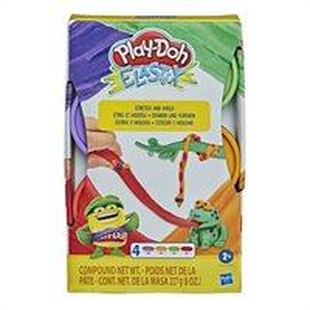Play-Doh Elastix Includes 4 Cans of Dough Toy for Kids Ages 3 and up