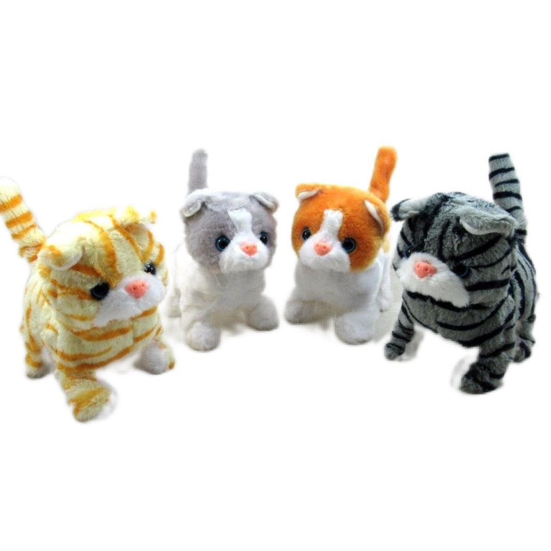 Plush Kitten Toy with Realistic Sounds | Walking, Moving, Sounding, Tail Curling