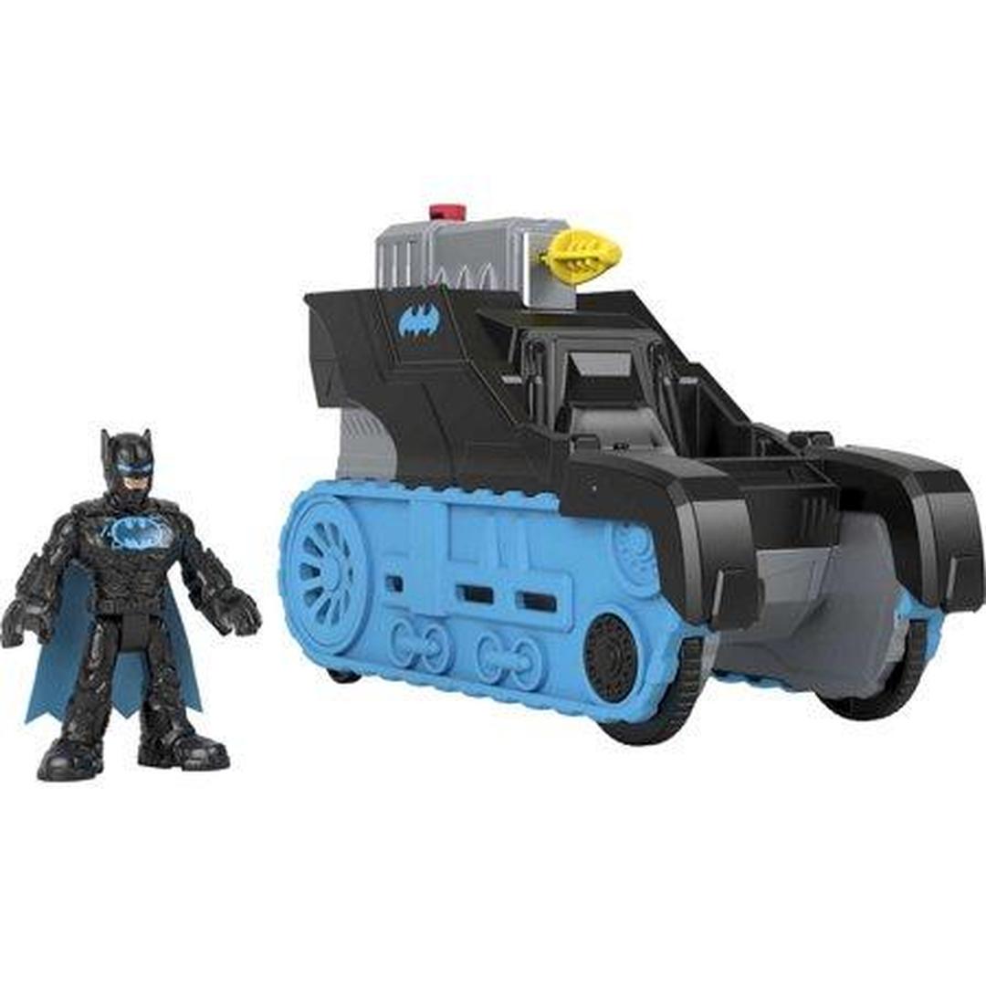 Imaginext DC Super Friends Bat-Tech Tank Vehicle with Lights & Batman Figure Set 3 Pieces