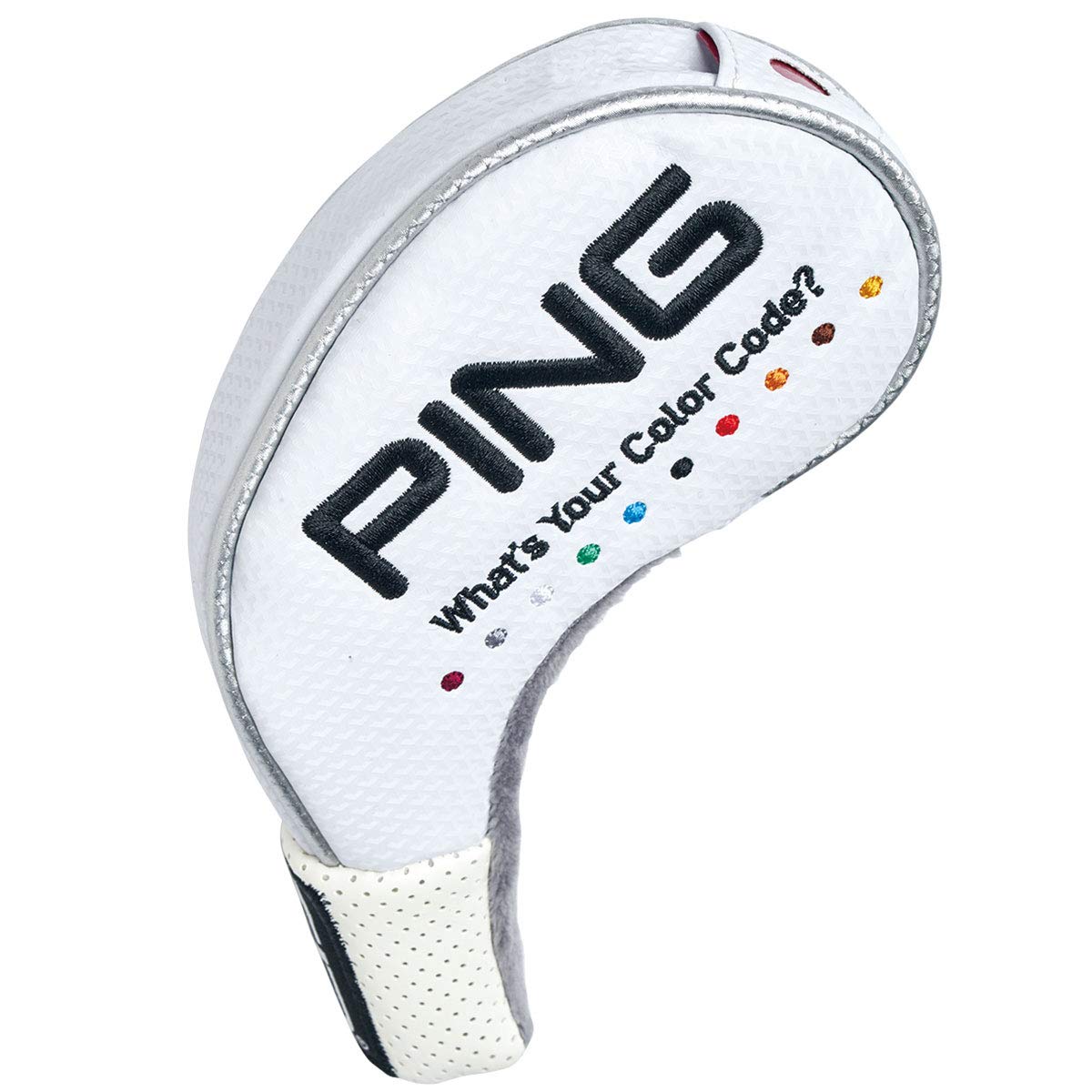 Pingolf Color Code Iron Cover Single HC-C191 White Leather (Iron Cover Only) NEW