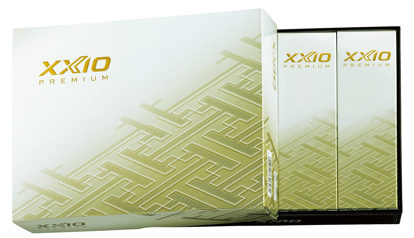 DUNLOP XXIO Premium Golf Ball 2022 1Dozen Royal Gold High rebound super soft mid