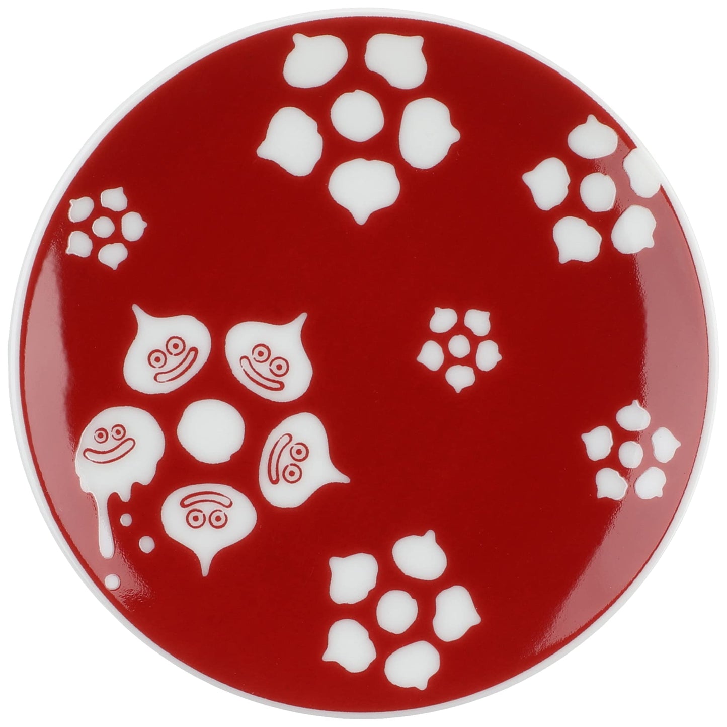 Square Enix Smile Slime Japanese Series Mamezara Slime Flower Komon Dragon Quest Plate