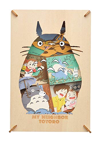 ENSKY Paper Theater Pt-Wl12 Wood Style Studio Ghibli My Neighbor Totoro