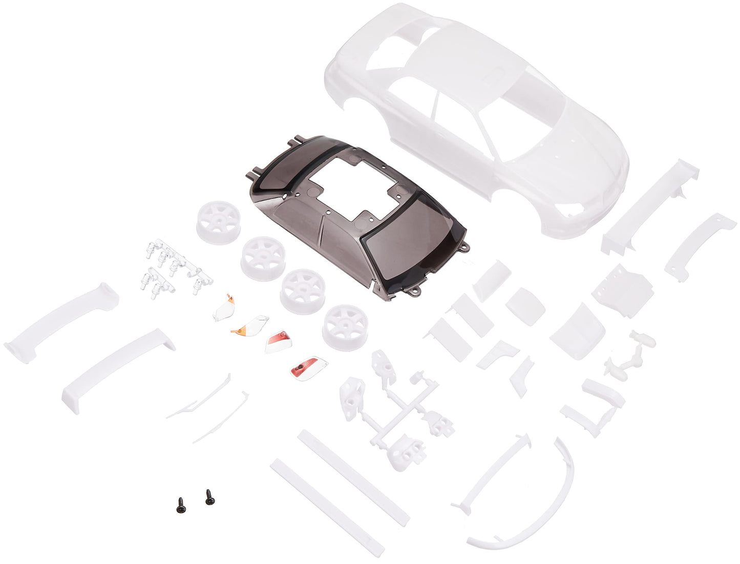 KYOSHO - Mzn205 Impreza Wrx Sti White Body Set With Wheel