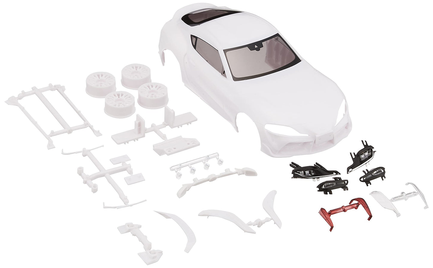 KYOSHO - Mzn207 Toyota Gr Supra Trd White Body Set With Wheel