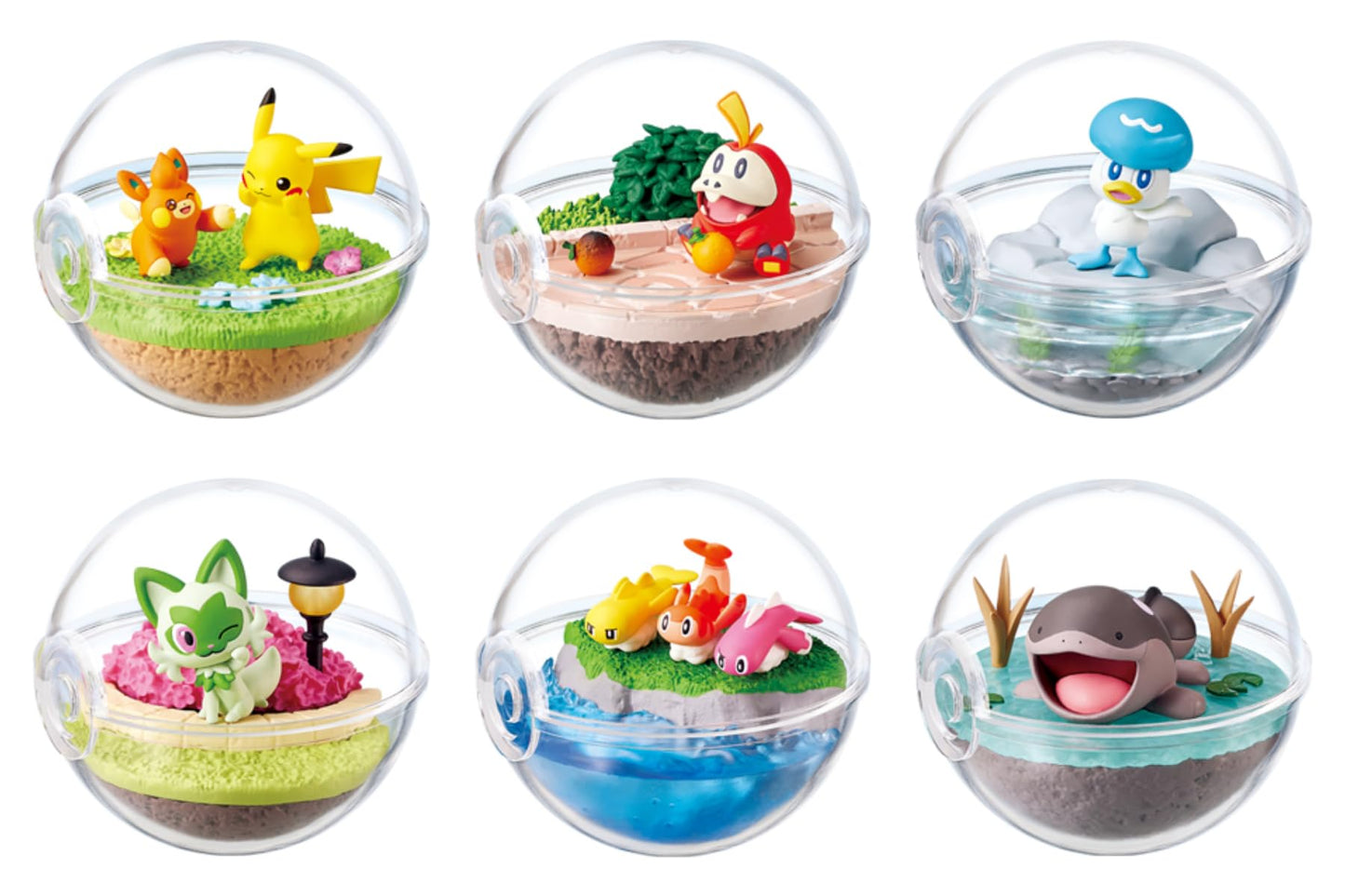 Re-Ment Pokemon Terrarium Coll Ex ~Paldea~ 1Box H100xW70xD70mm PVC