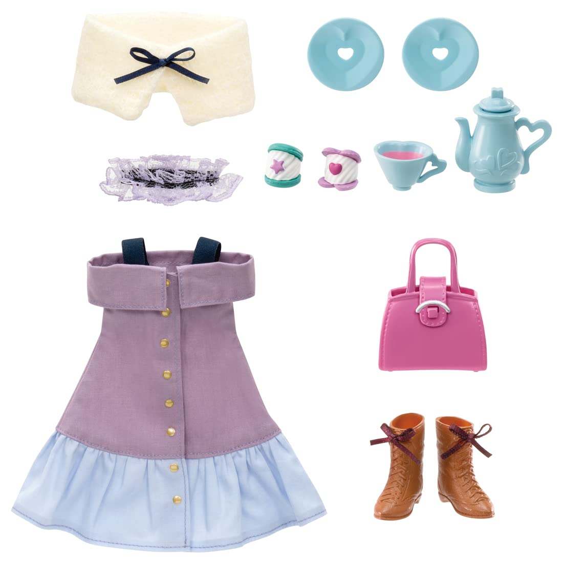 Takara Tomy Licca-Chan Dress #Licca #Chill Cafe Time Wear Dress-Up Doll Play Toy Ages 3 And Up Passed Toy Safety Standards St Mark Certified Licca Takara Tomy