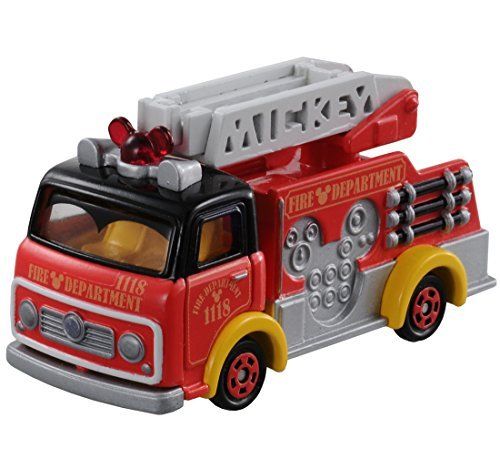 Takara Tomy Tomica Disney Motors Dm-17 Caspals Firetruck Mickey Mouse F/s
