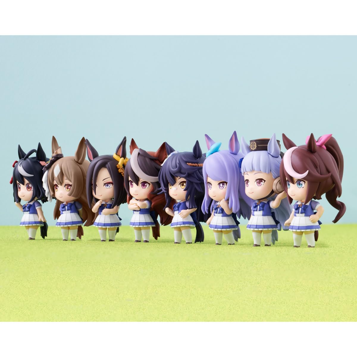 Bandai Uma Musume Pretty Derby Mini Character Collection 02 8Pcs Japan Toy Box