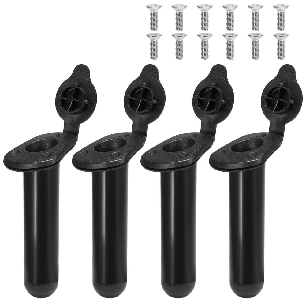 Andoer 4 PCS Kayak Fishing Rod Holders with Cover Boat Fishing Tackle Accessory Tool