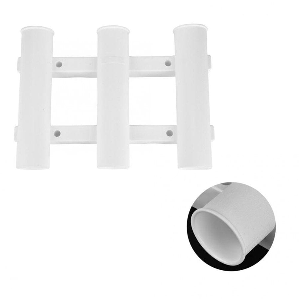 Ashata Boat Fishing 3 Tube Rod Holder Bracket Rack Pole Tube Mount Tool Accessory