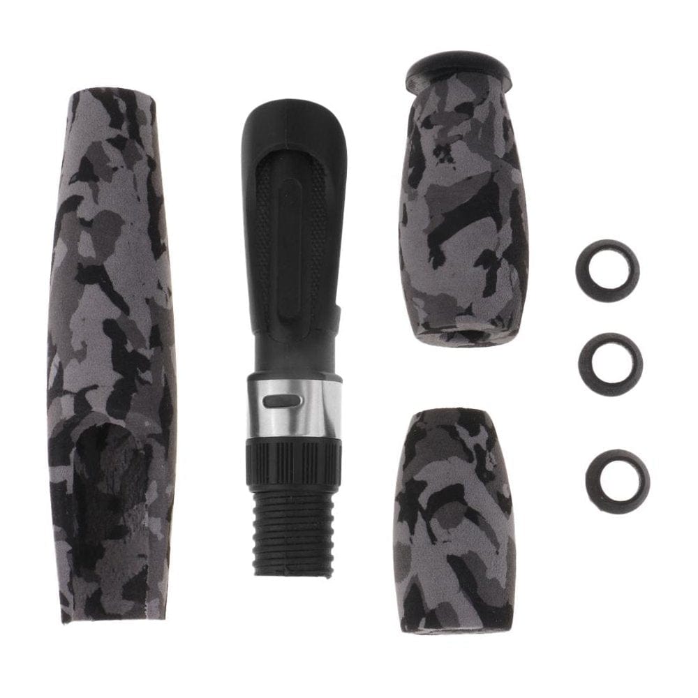 Baitcasting Fishing Handle & Reel Seat Camoulage Fishing Rod Building Repair Fishing Accessories