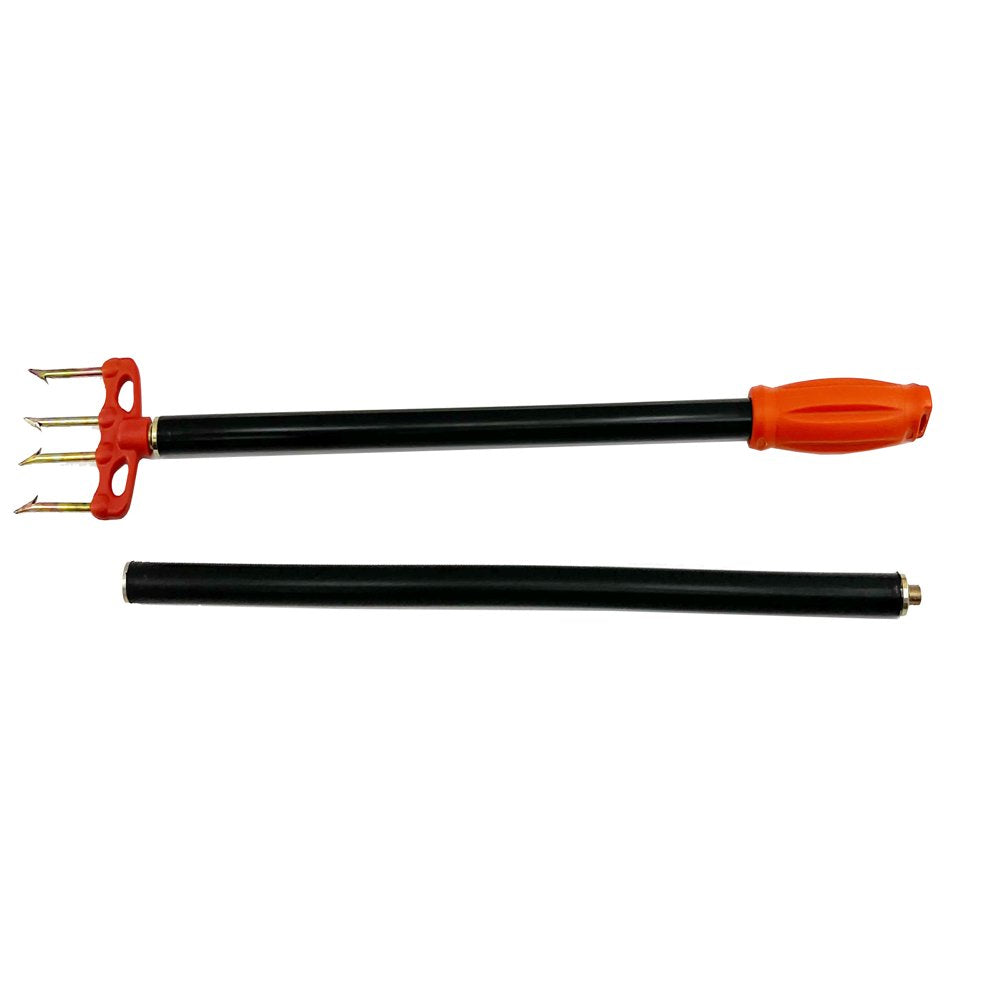 SPEARFISHING WORLD Neptune Hand Spear Harpoon for Fishing with 4 Prong Tip 7Mm Interchangeable for Spearfishing, Free Diving and SCUBA Diving