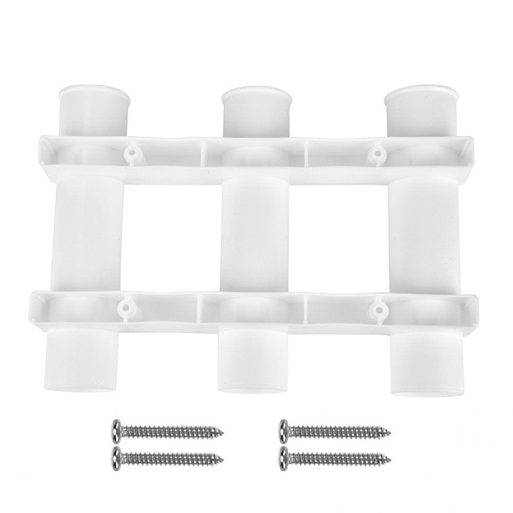 GLOGLOW Boat Fishing 3 Tube Rod Holder Bracket Rack Pole Tube Mount Tool Accessory, Boat Fishing Rod Holder