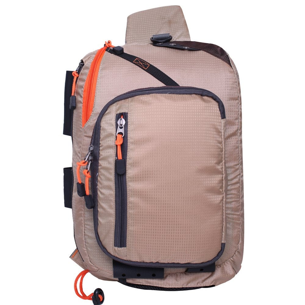 Kylebooker Fly Fishing Sling Packs Fishing Tackle Storage Shoulder Bag