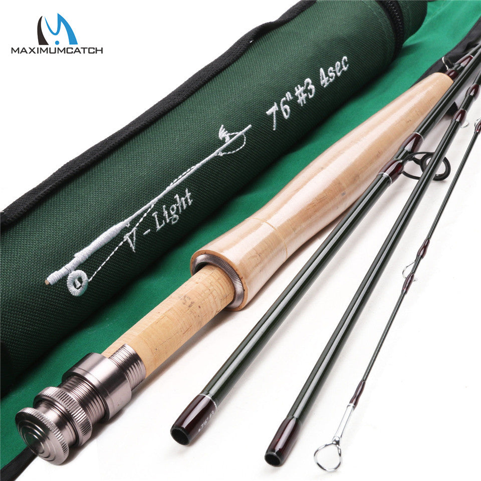Carbon Medium Fast Action Super Light Maximumcatch Fly Rod