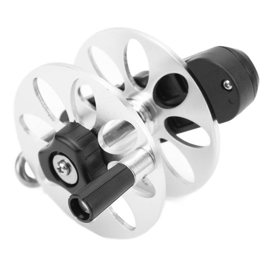 EBTOOLS Spear Reel,Speargun Accessory,Durable Speargun Reel Aluminum Alloy Tightening Knob Fishing Reel Foldable Handle Speargun Accessory