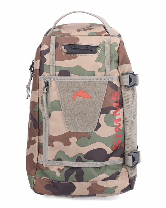 SIMMS TRIBUTARY SLING PACK WOODLAND CAMO