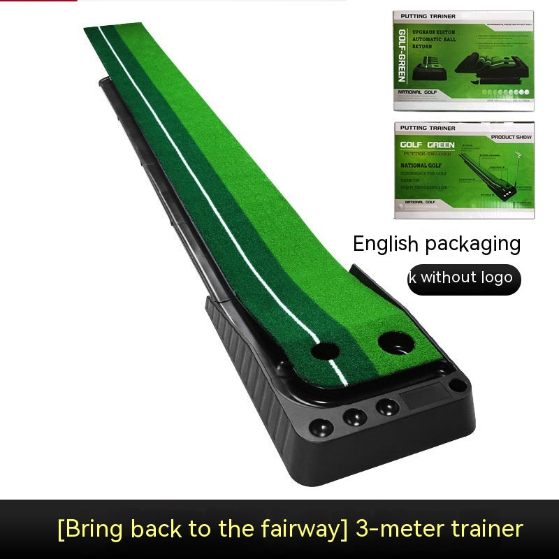 Golf Putting Mat Golf Putter Trainer Green Putter Carpet Practice Set