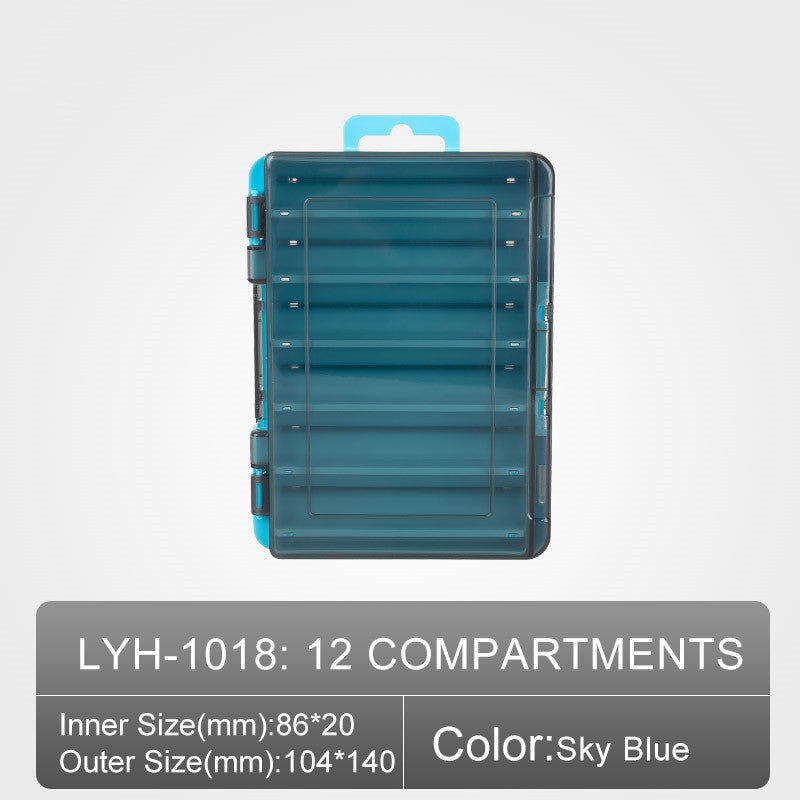 Multifunctional double-layer bait storage box - Blue Force Sports