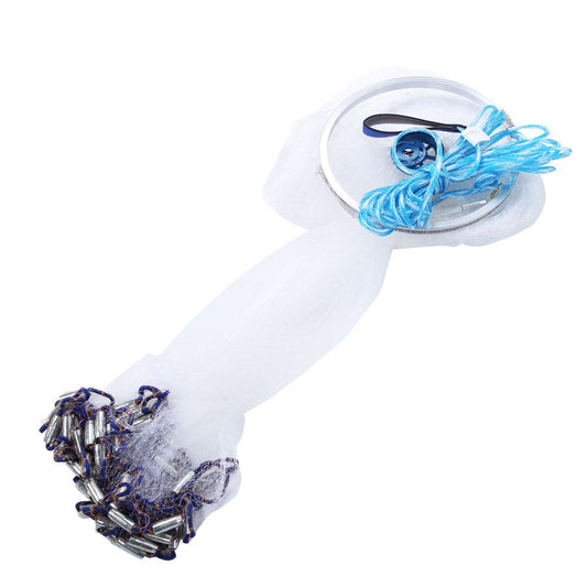 Fishing Cast Net, Fish Mesh Net, Telescopic Shrimp Trap Smelting Crayfish Water for Seawater Crab