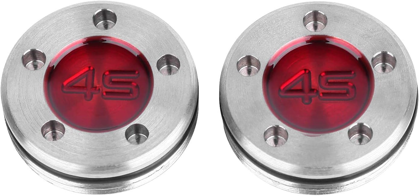 2pcs 5g/10g/15g/20g/25g/30g/35g/40g Choose weight Golf Custom Weights Compatible with Titleist Scotty Cameron Golf Club Putters Newport Red (2PCS 45g(Doesn't include Wrench))