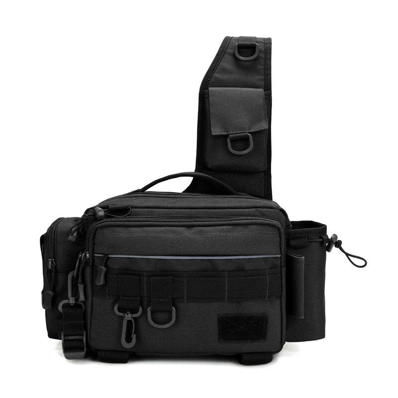 Black Crossbody Tackle Bag