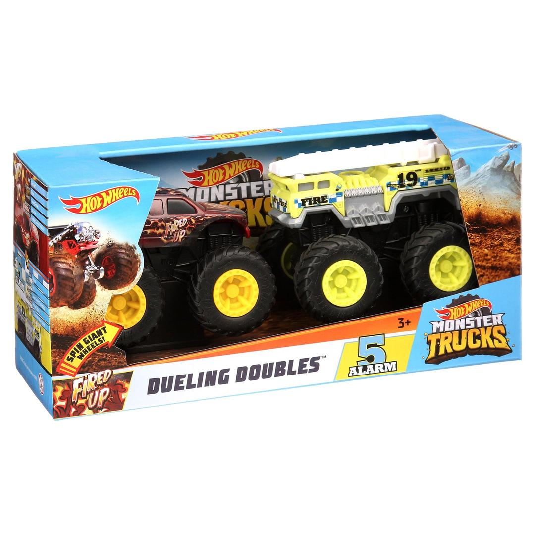 Hot Wheels Monster Trucks 1:43 Scale Dueling Doubles Pack 2