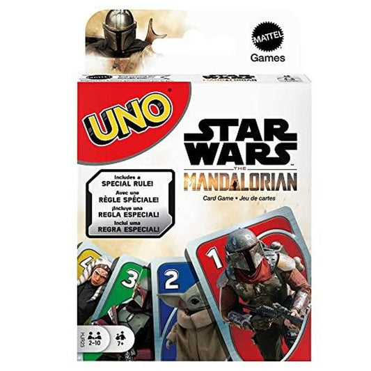 Mattel Games UNO Star Wars The Mandalorian in Storage Tin, Themed Deck & Special Rule