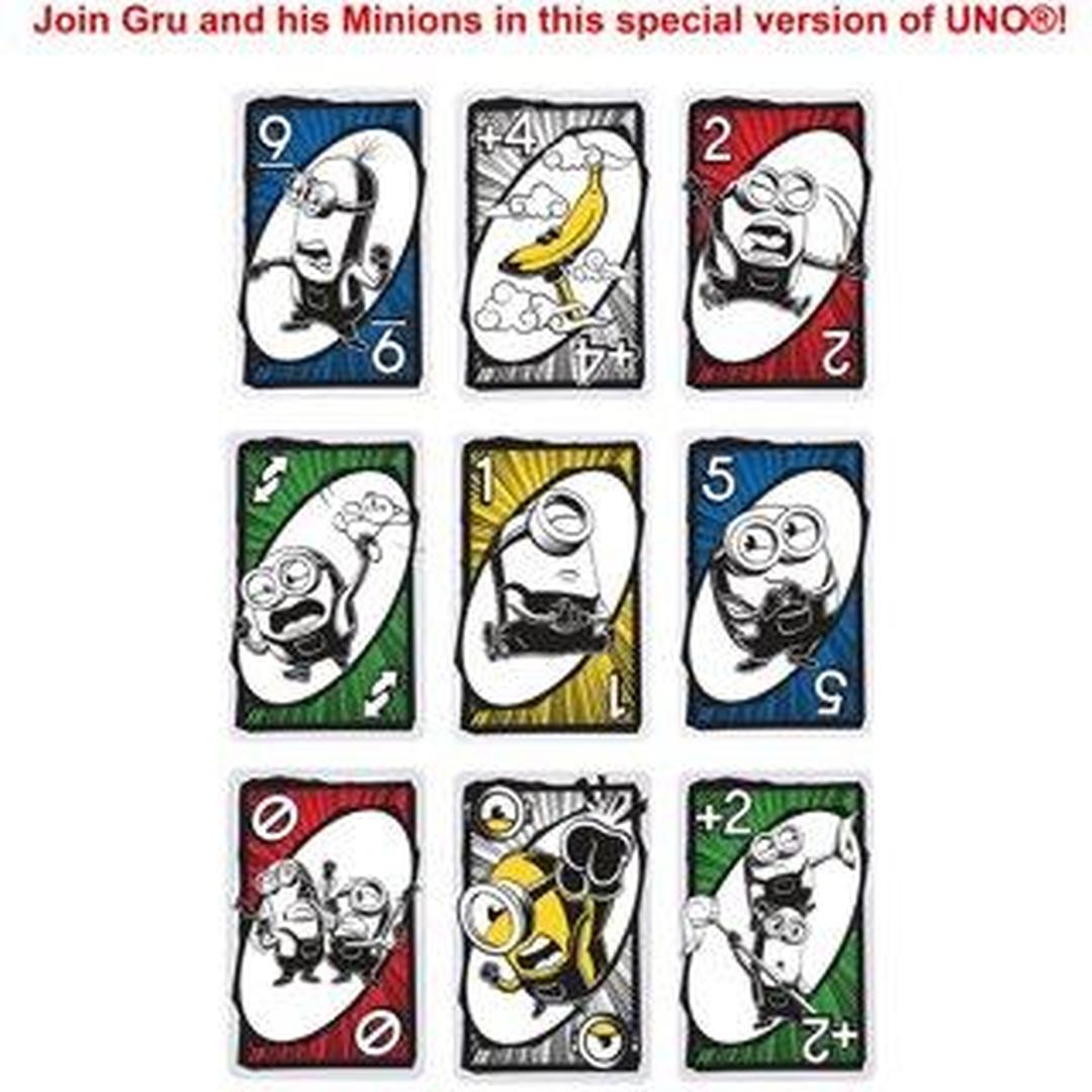UNO Minions: the Rise of Gru Card Game for Kids and Family with Themed Deck Gift