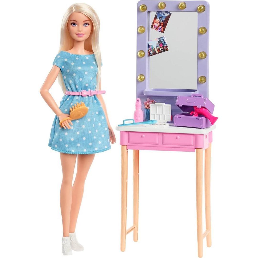 Barbie Big City Big Dreams Malibu Doll Vanity Playset