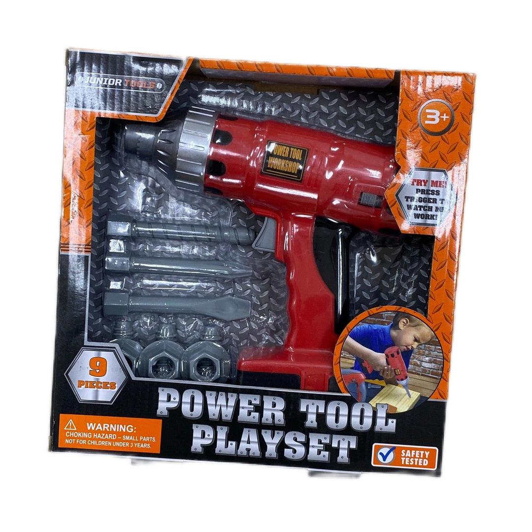 Assorted Power Tool Playset - 9 Piece