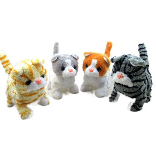 Plush Kitten Toy with Realistic Sounds | Walking, Moving, Sounding, Tail Curling