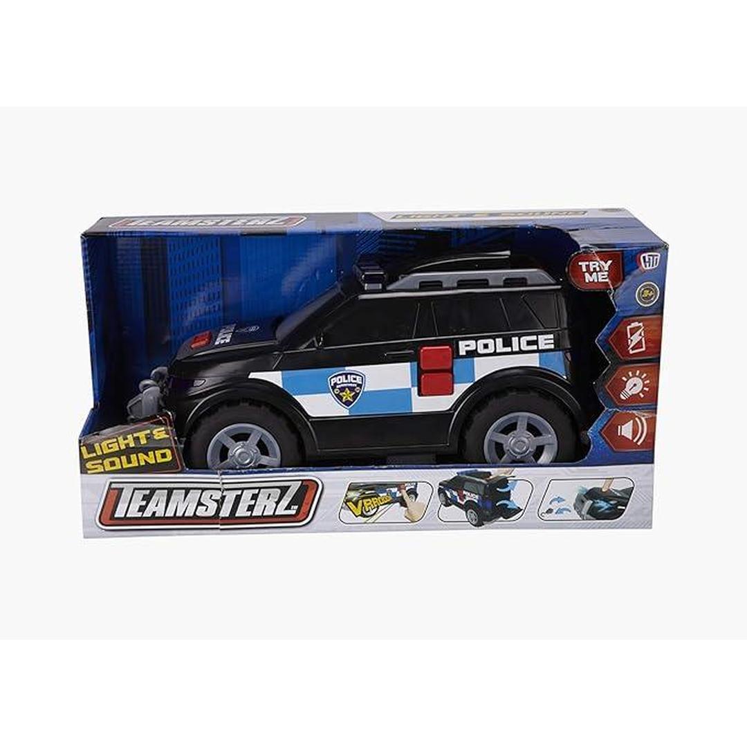 HTI Teamsterz TZ Light and Sound Police Toy Car (Black)