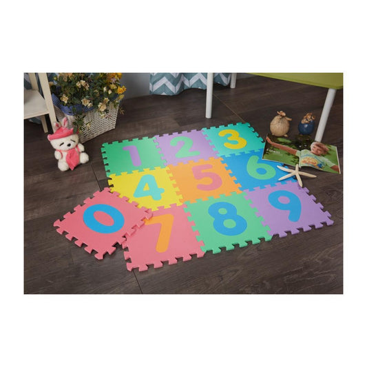 10PC 12x12 EVA numbers foam mat