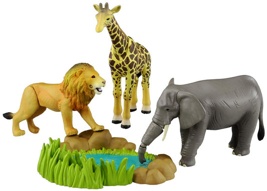 TAKARA TOMY Ania Aa-01 Animal Adventure Savanna Animals Gift Set
