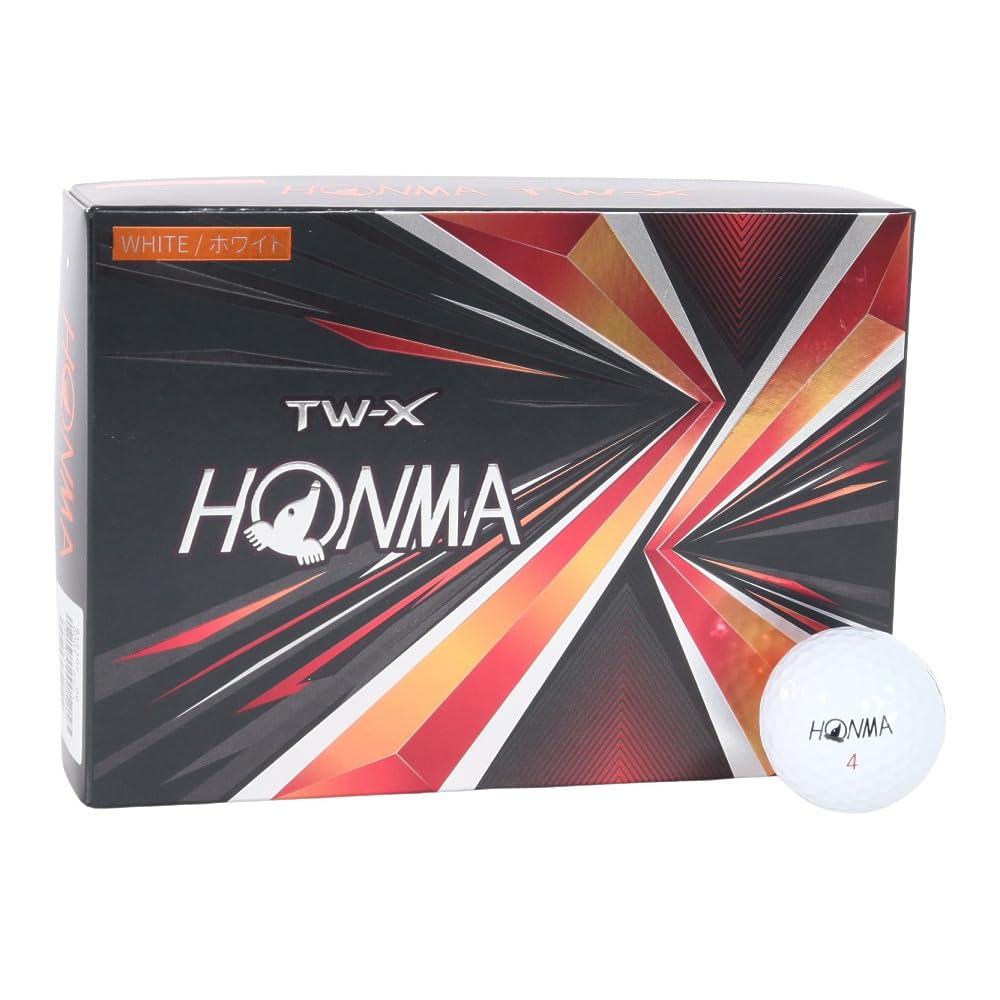 HONMA 2021 Model Golf Balls 1dozen HONMA TW-X_2021 White Tour Type ‎BTQ2102 NEW