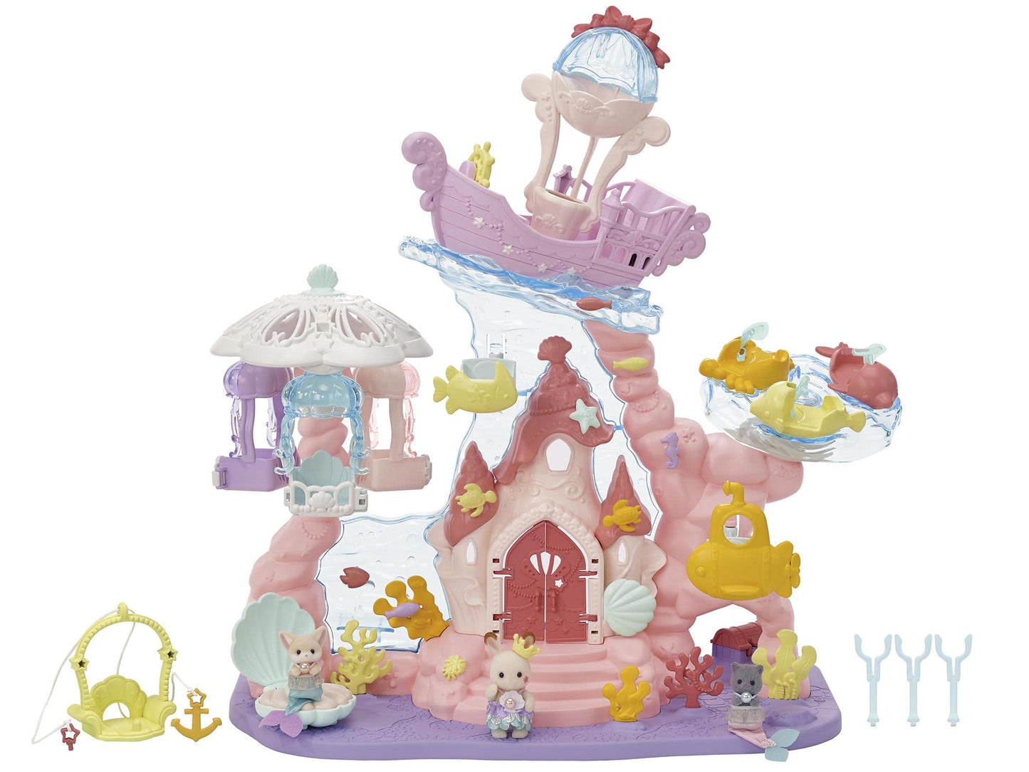 Epoch Sylvanian Families Yuenchi Yumeiro Mermaid Castle
