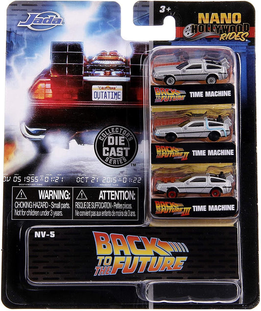 Back to the Future Nano Hollywood Rides 3-Pack