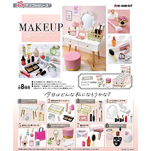 RE-MENT Make Up Dresser 8 Pcs Box