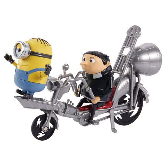 Takara Tomy Movie Scene Assorted Minion Young Glue Bike Set - Japanese Toy Set
