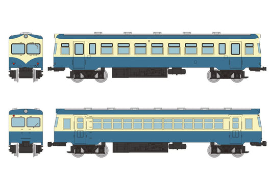 TOMYTEC Tomii Electric Railway Tao Line Diesel Train New Painting 2 Cars Set N Scale