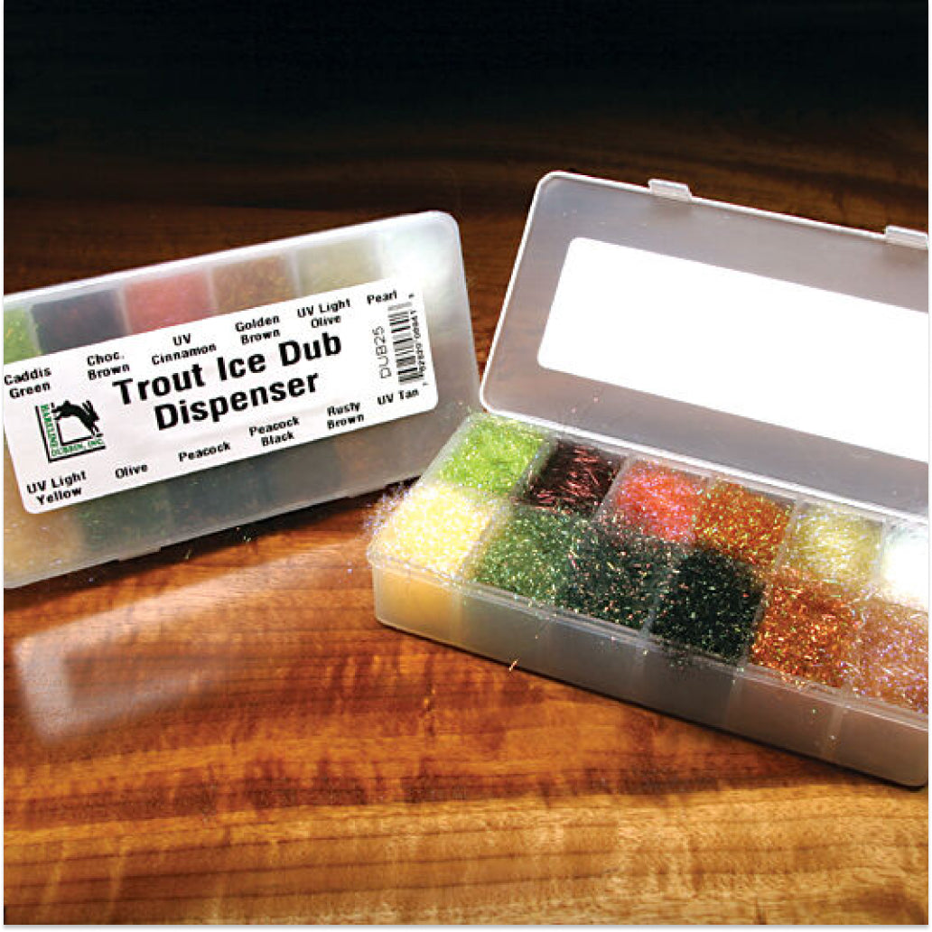 Custom Trout Ice Dub Dispenser (DUB#25)