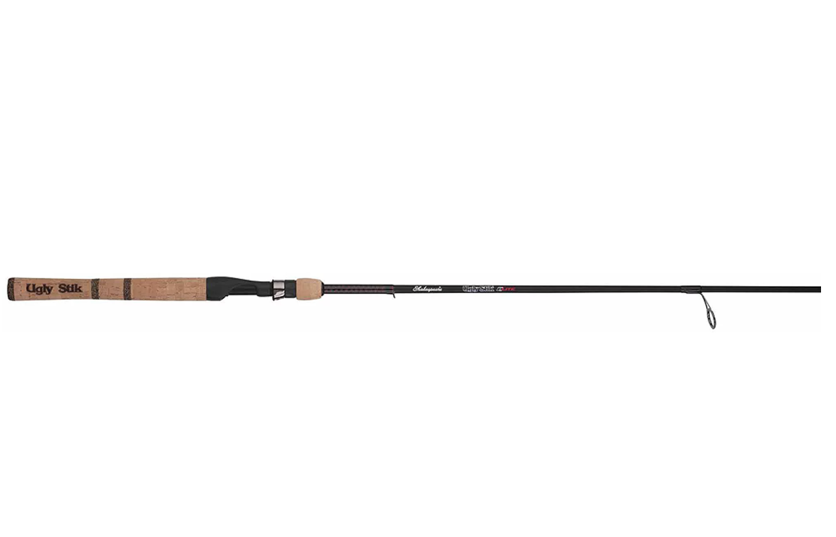 Elite Fishing Spinning Rod 7 ft. Two Piece Ultra Light Fiberglass