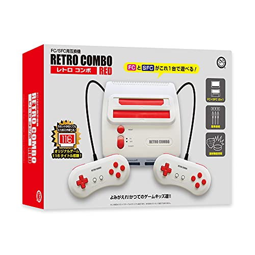 Columbus Circle Fc/Sfc Retro Combo Red For Famicom & Super Famicom Games New