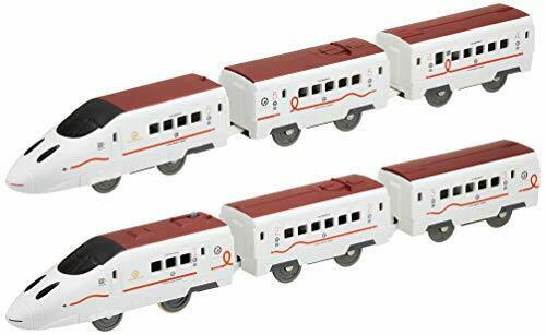 Takara Tomy Plarail Let's Tie Fully! Shinkansen Series 800 6-car Set