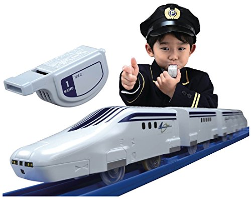 Takara Tomy Plarail Whistle Controller & Scmaglev L0 Series Rail Set