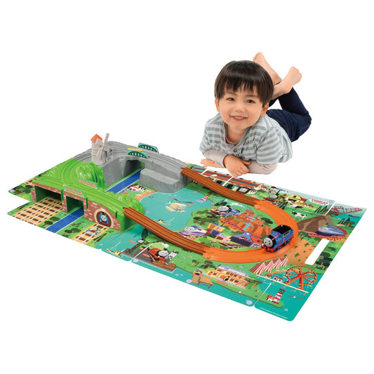 Takara Tomy  Plarail Thomas Gogo Thomas Outing 3D Map  Train Train Toy Ages 3 And Up Passed Toy Safety Standards St Mark Certified Plarail Takara Tomy